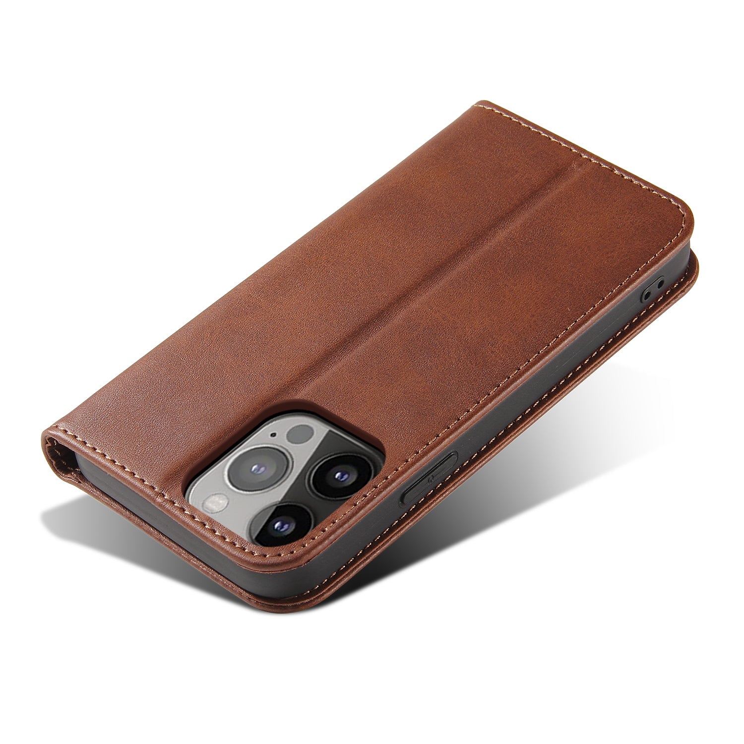 For iPhone 13 Pro 6.1 inch Cell Phone Case Wallet Magnetic Leather Stand Calf Texture Phone Cover For iPhone 13 Pro 6.1 inch Cell Phone Case Wallet Magnetic Leather Stand Calf Texture Phone Cover